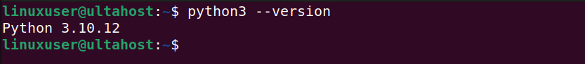 verify python installation