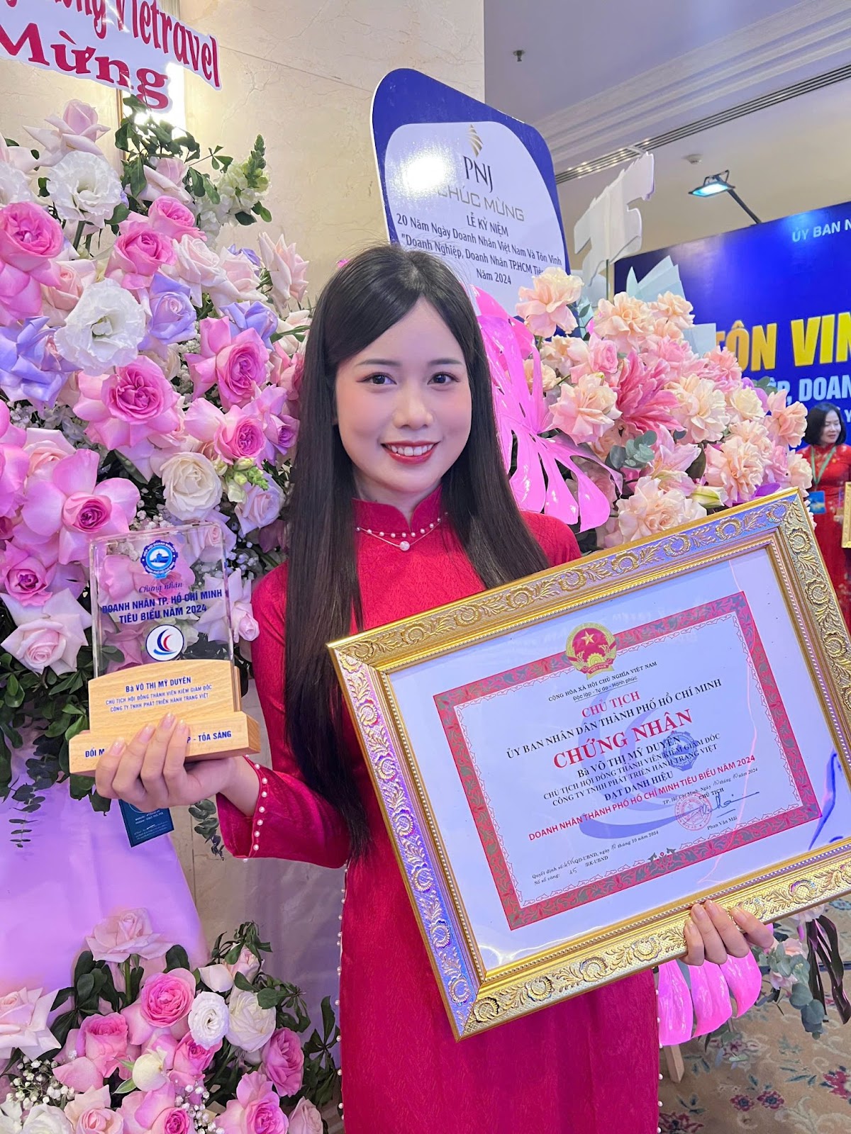 Nữ Doanh Nhân Thành Phố Hồ Chí Minh Tiêu Biểu “trẻ nhất” năm 2024