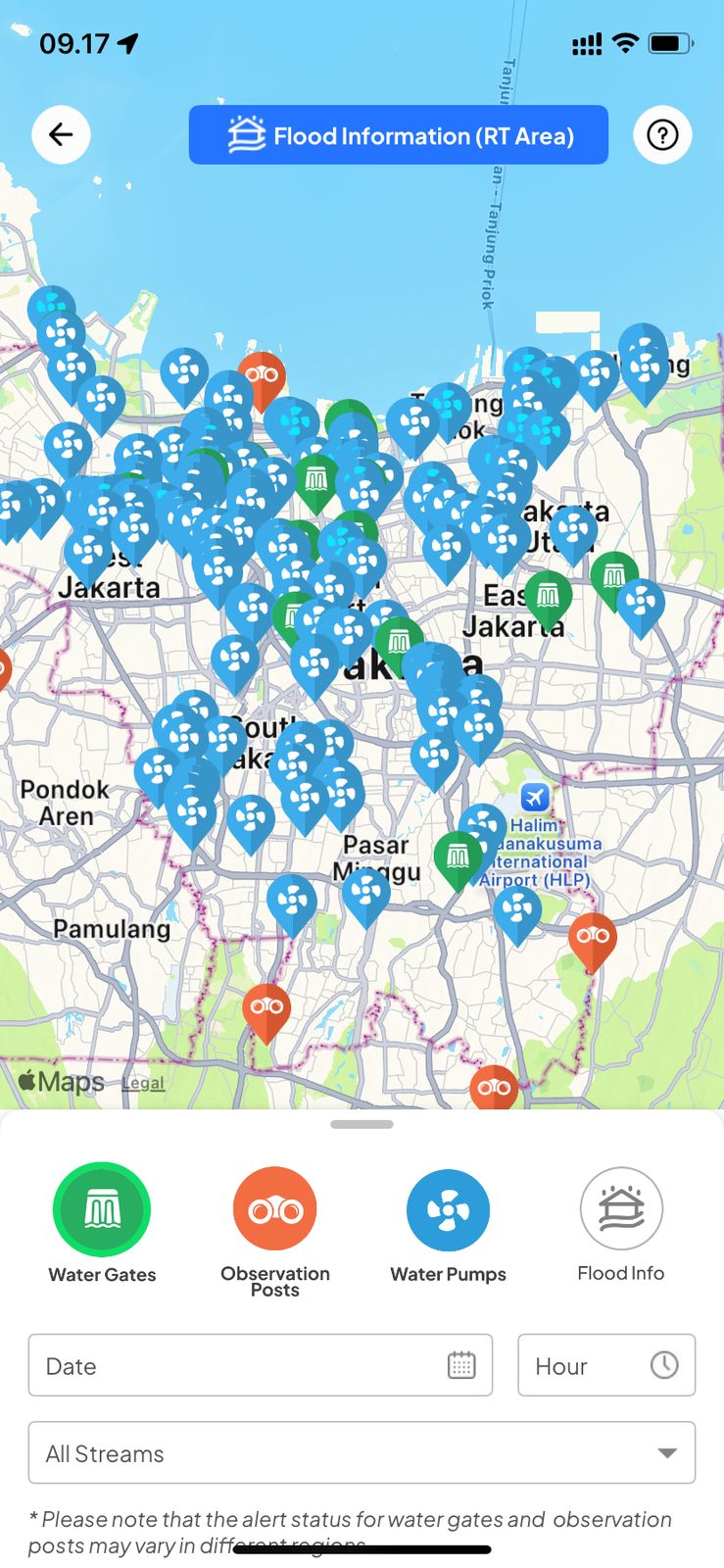 Flood Monitoring feature on JAKI