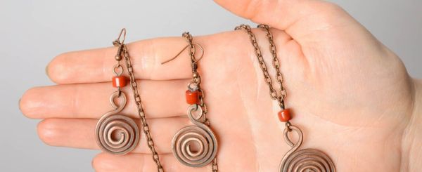 copper jewelry necklaces