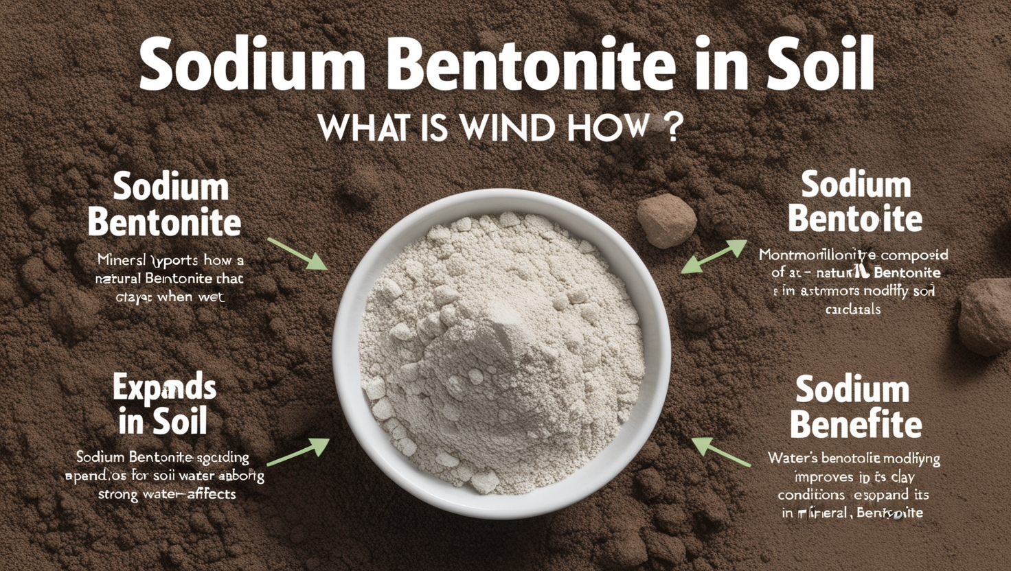 Sodium Bentonite in Soil