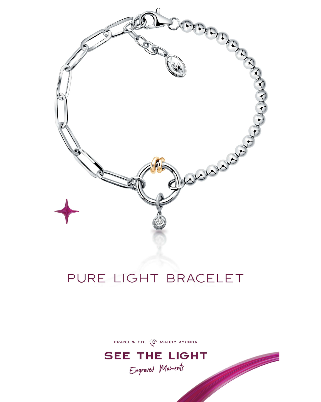 See The Light Engraved Moments Pure Light Bracelet