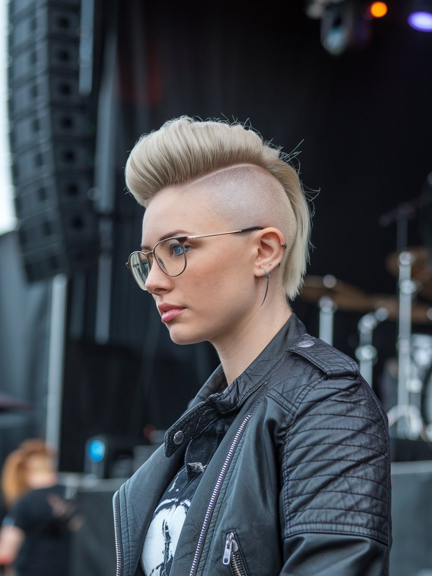 12. Pompadour with Undercut