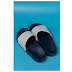 BLACK AND GRAY SOFT SOLE WOMEN SLIPPER