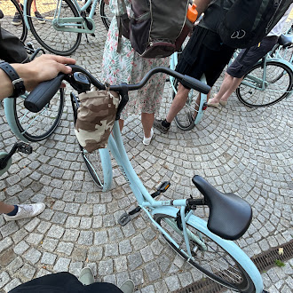 ツアーで乗った自転車の写真