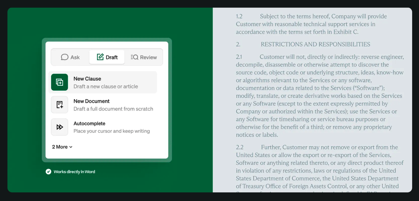 AI Law firm technical background