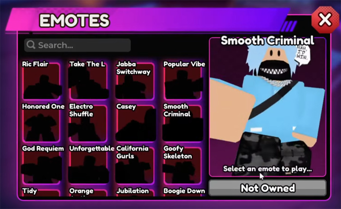 Anime Vanguards Emote Guide