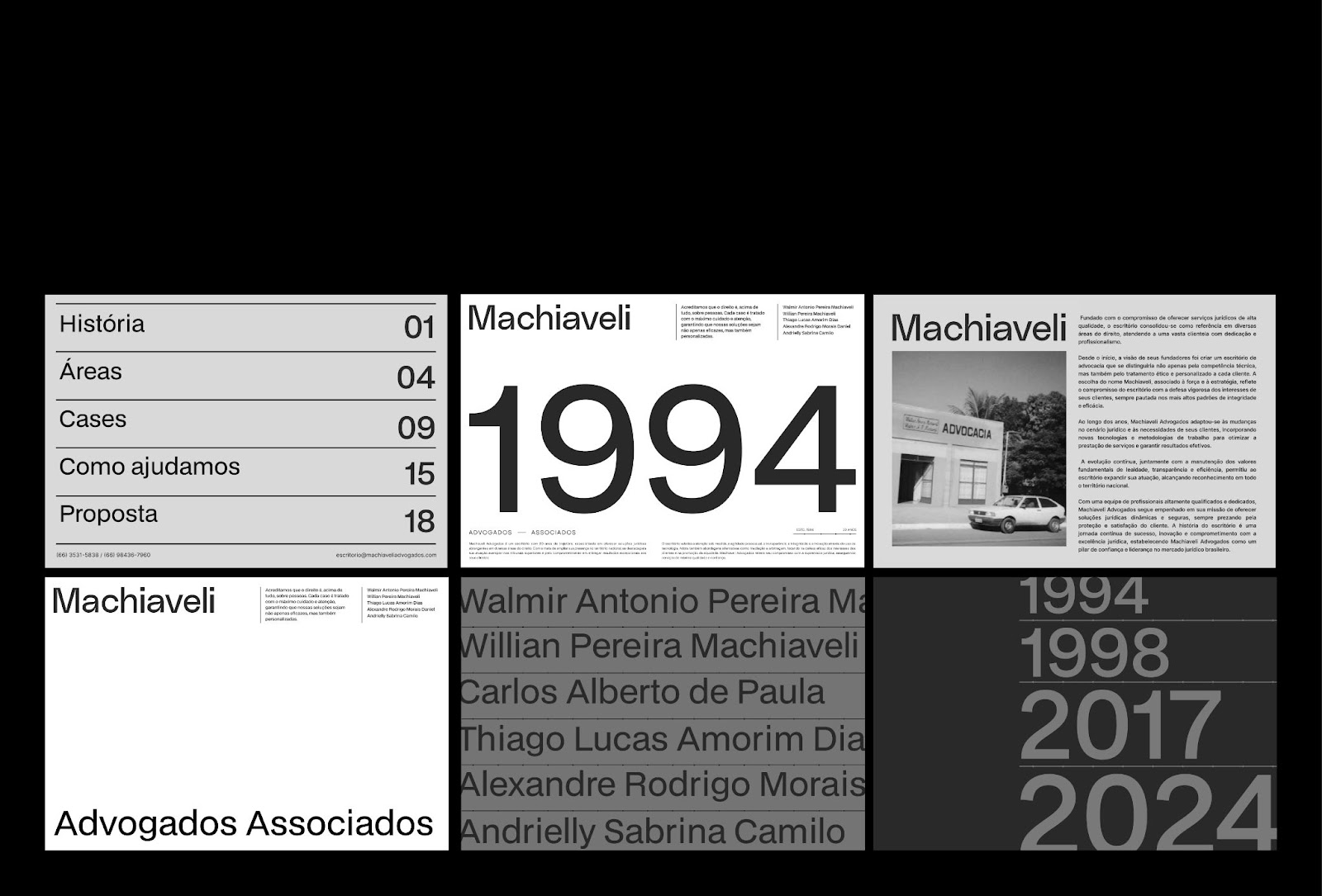 Artifact from the Machiaveli Law Firm: Branding and Visual Identity Redefined article on Abduzeedo