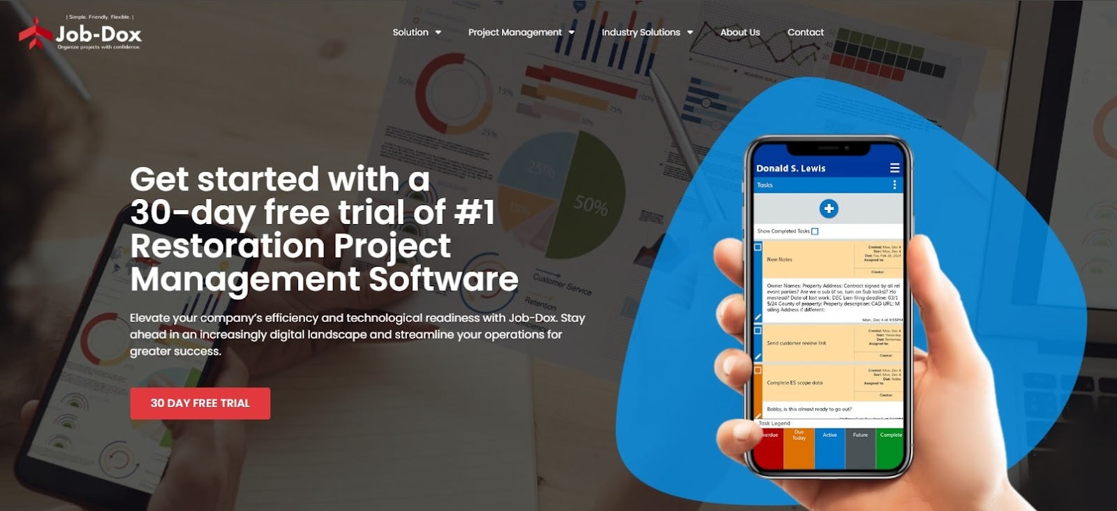 Job-Dox restoration project management software