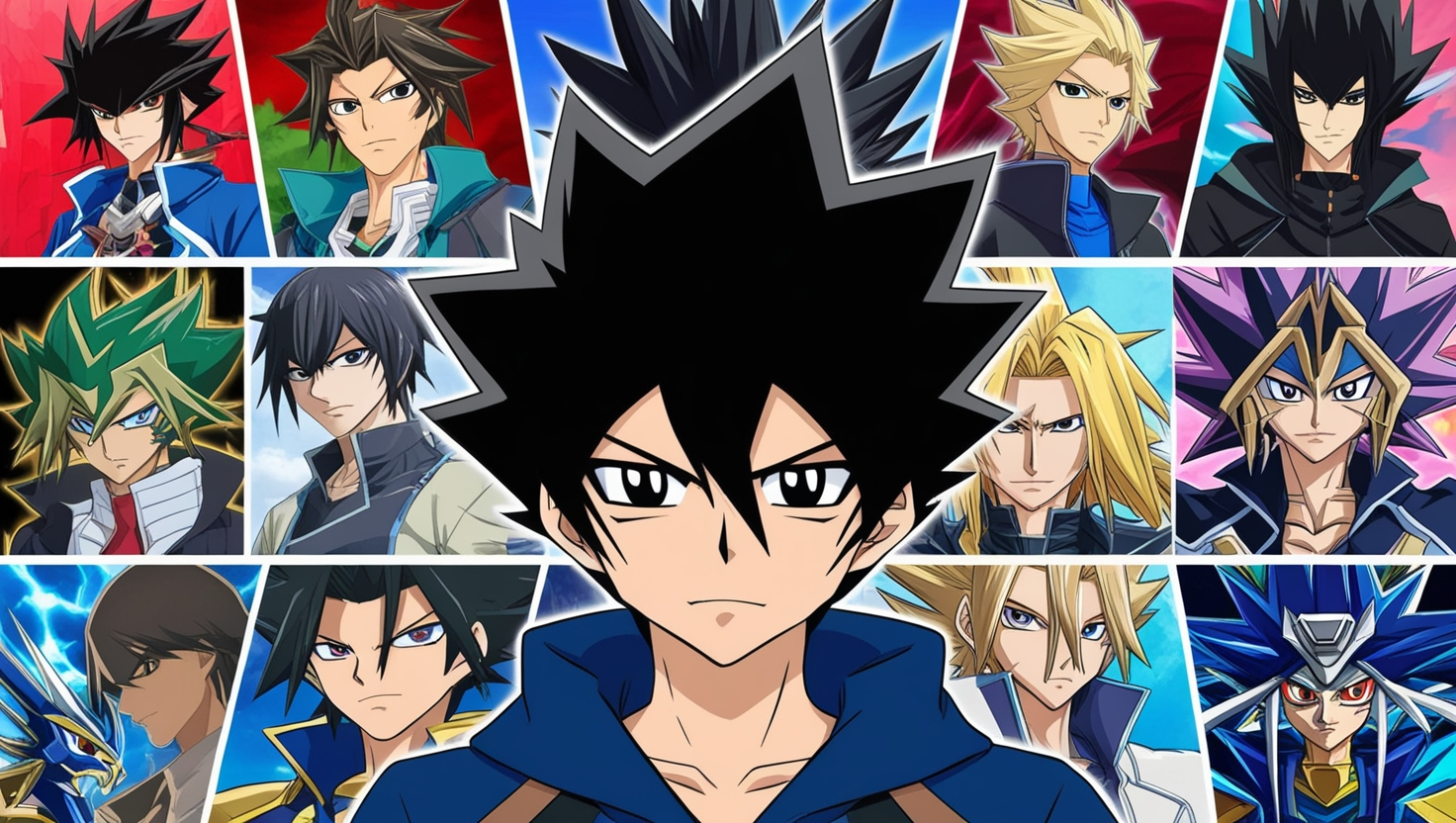 Black Hair Anime Boy PFP AI Yugioh