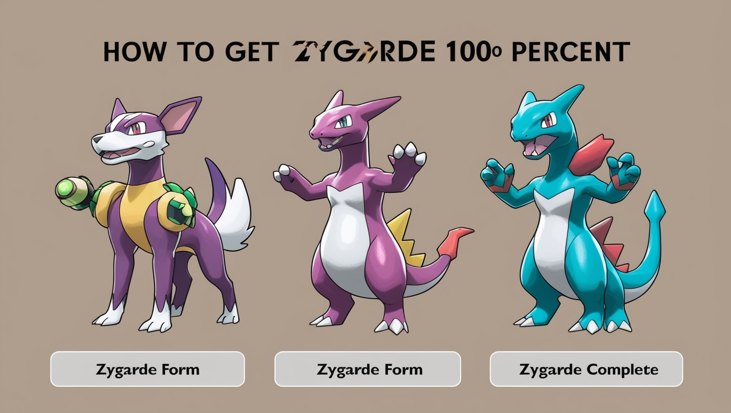 PokeRouge How to Get Zygarde 100 Percent