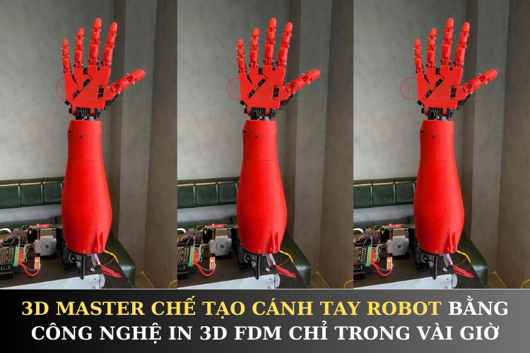In 3D FDM cánh tay robot
