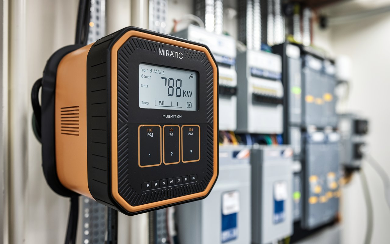 Miratic Power Meter the Display Device in Metric