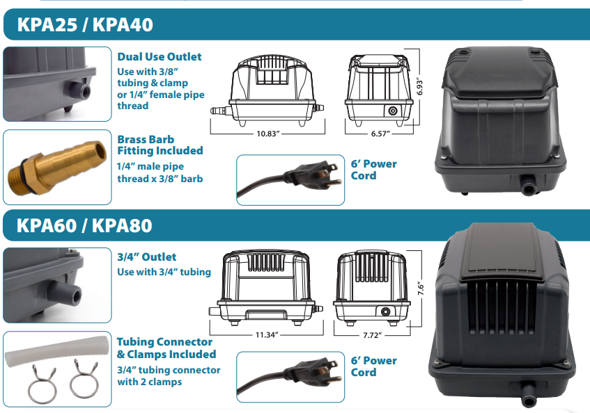 Improve water quality with the benefits of aeration! 
