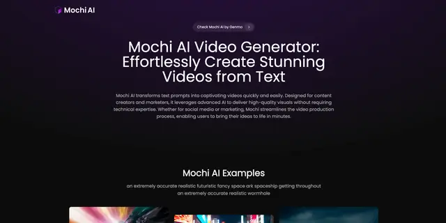 Mochi AI Video Generator