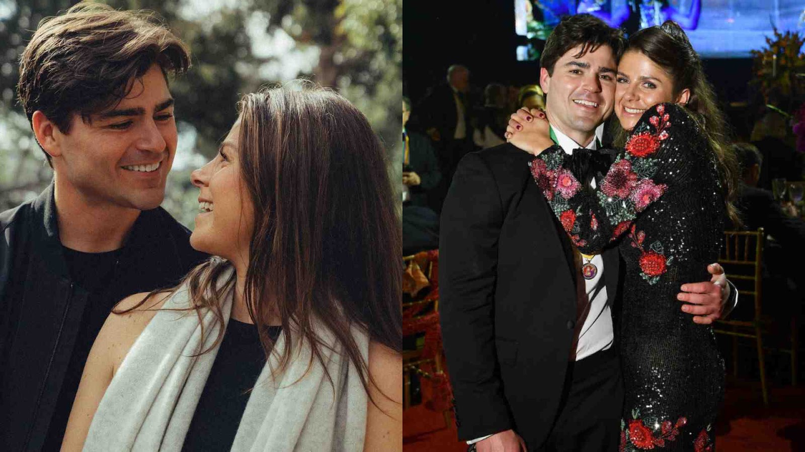 Blayne Fertitta with fiancee Peter Mavredakis