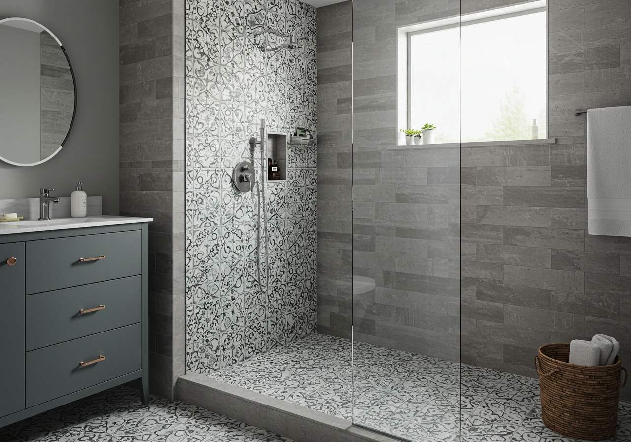  Tiled Walls with Patterns