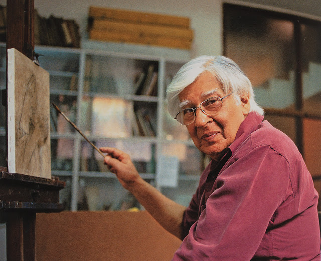 Discover Krishen Khanna's remarkable journey from Partition to Padma Bhushan, his figurative art legacy, and how he shaped Indian modern art at 100.