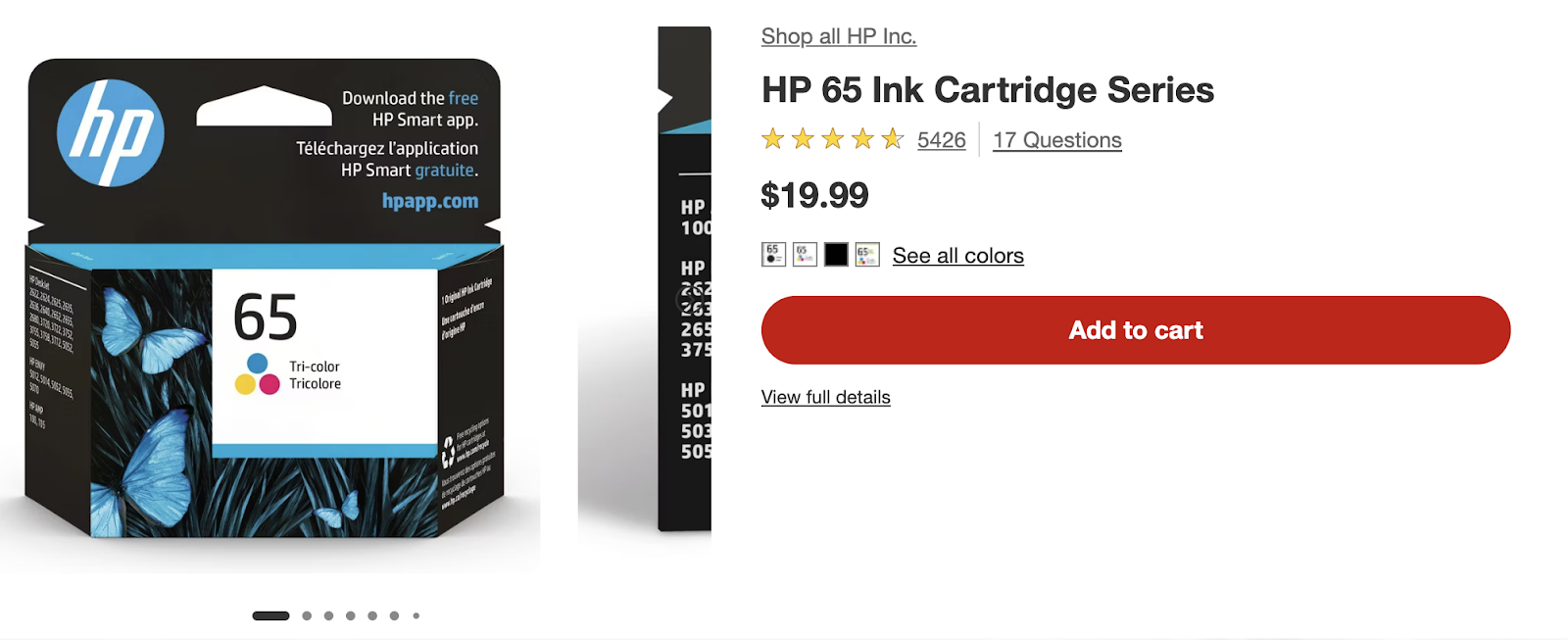 Captive product pricing example