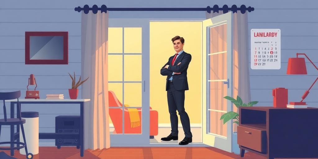 landlord discussing rights and lease agreements with tenant