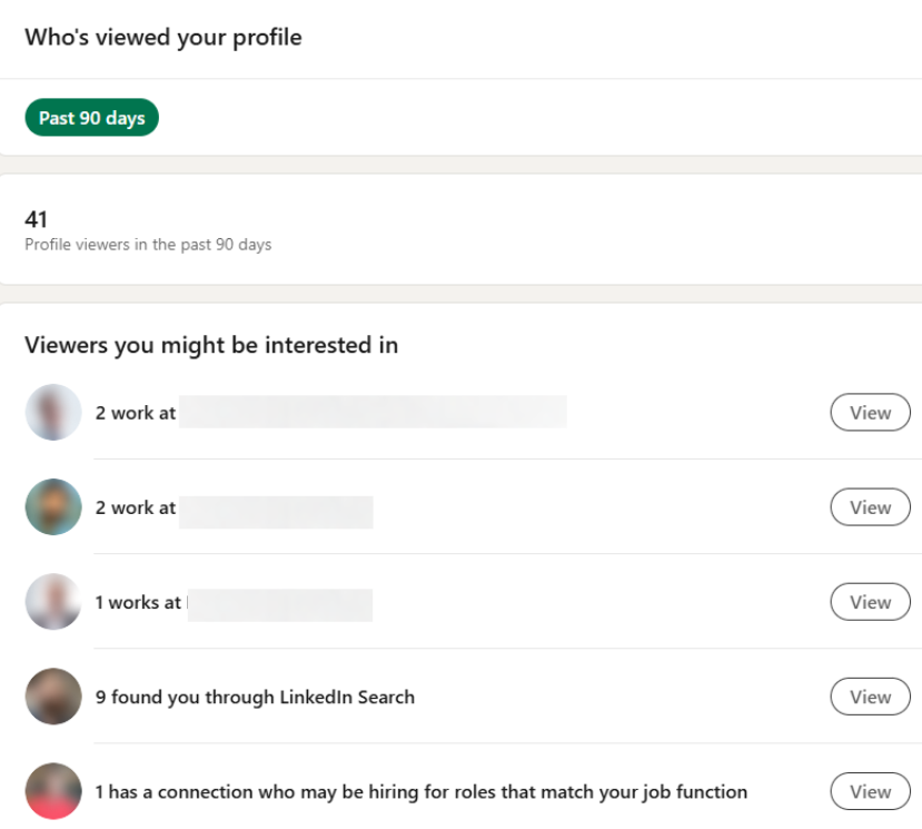 Use Who’s Viewed Your Profile before Sending the Initial LinkedIn DM