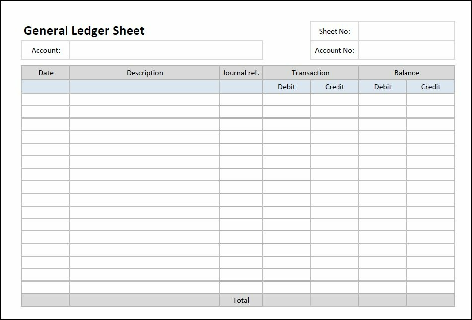 General Ledger Example