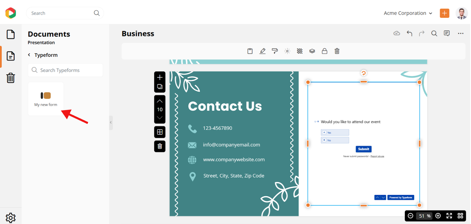  Typeform embedding