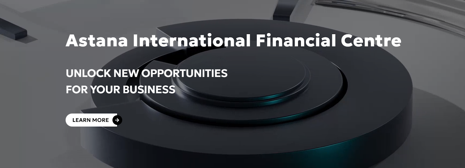 Astana International Financial center website interface