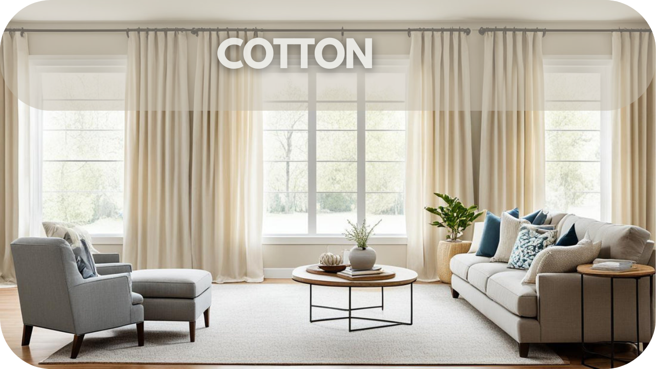 Why cotton is a popular choice for S Fold curtains.