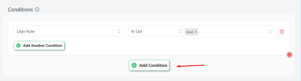 add condition