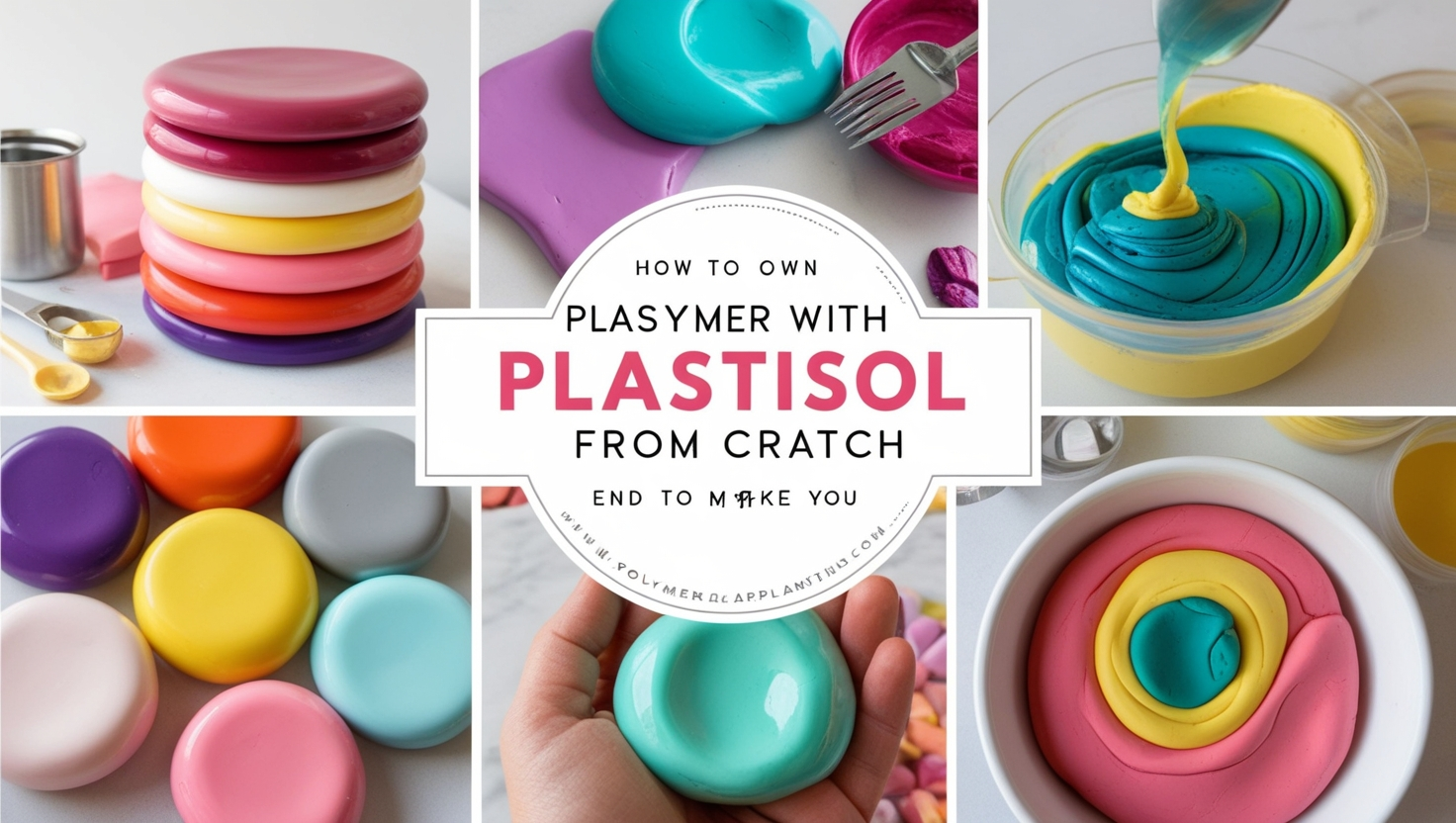 How to Make Polymer Clay with Plastisol from Scratch
