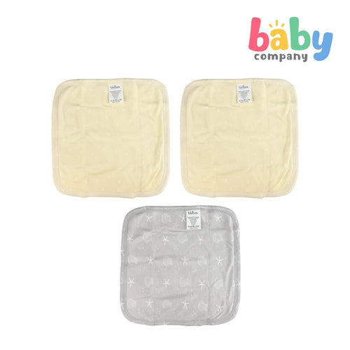 Baby Martel Face Towel Castle Blue/Pepper Mint
