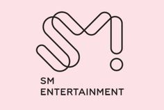 This  contain an image of the logo for sm entertainment, which is designed to look like an abstract line art