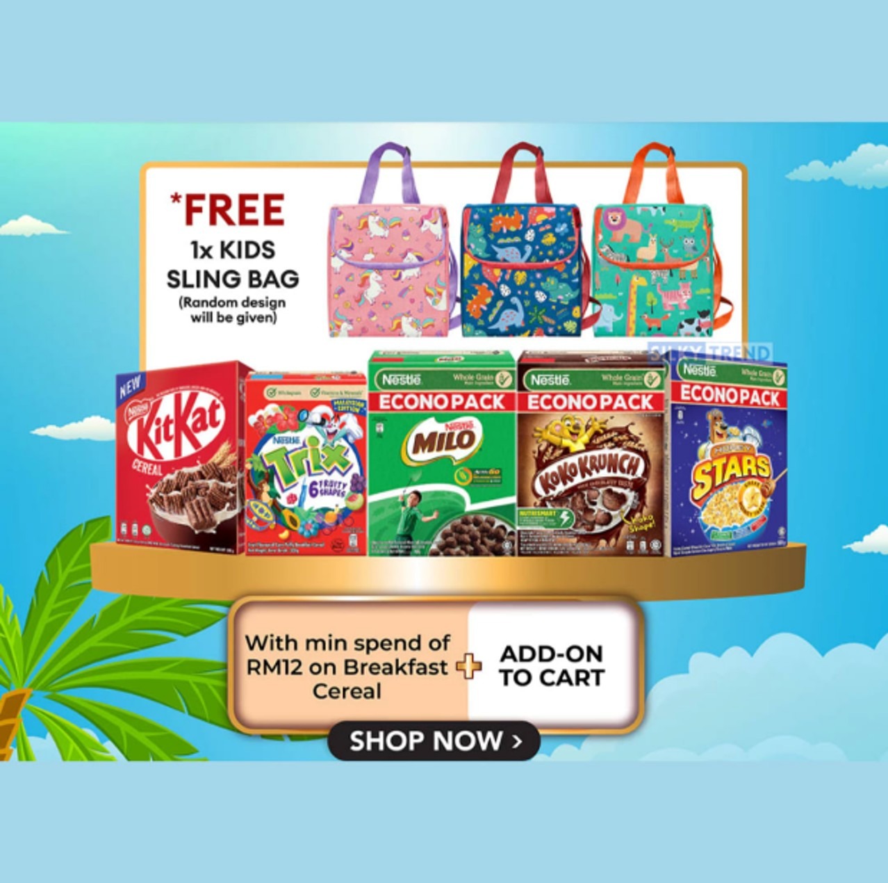 free sling bag - Nestle cereals