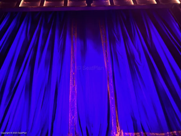 The view from Stalls A9 at the Vaudeville Theatre London for Six the Musical in the West End