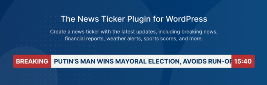 Live News Plugin