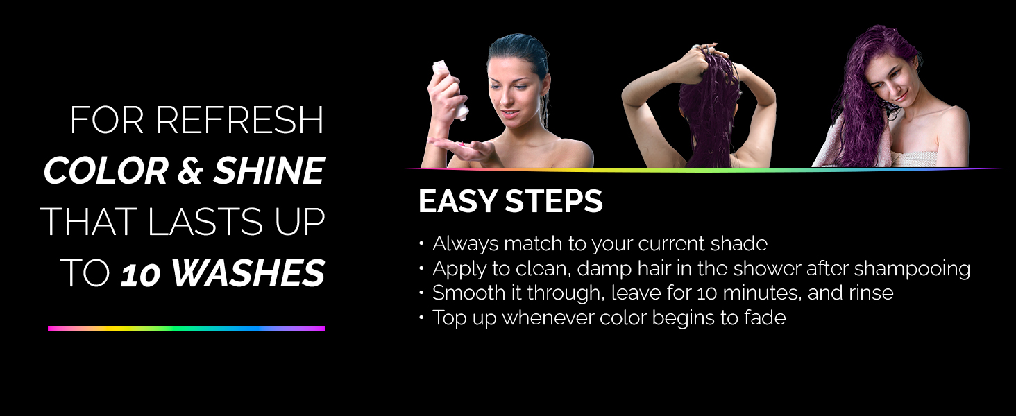 Herbishh hair color mask gives shine