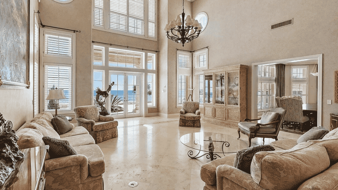 Tour This 8,949 Sq Ft Oceanfront Estate in Ponte Vedra Beach, FL with Resort Amenities and Panoramic Atlantic Views