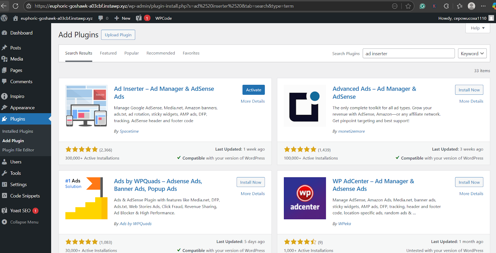 how to add AdSense code