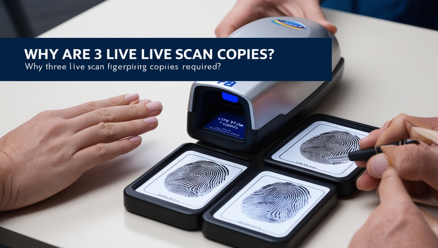 Why 3 Live Scan Copies