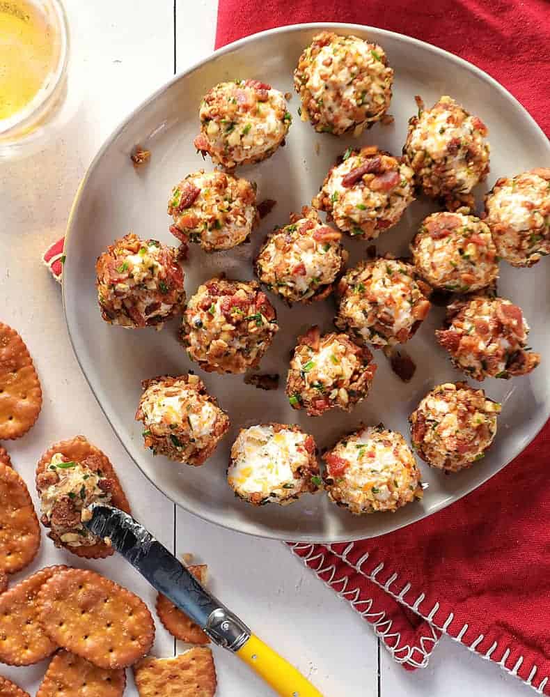 Bacon Ranch Cheese Ball Bites