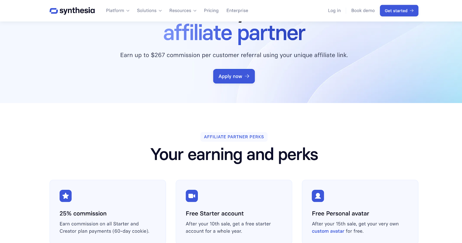 Synthesia affiliate program