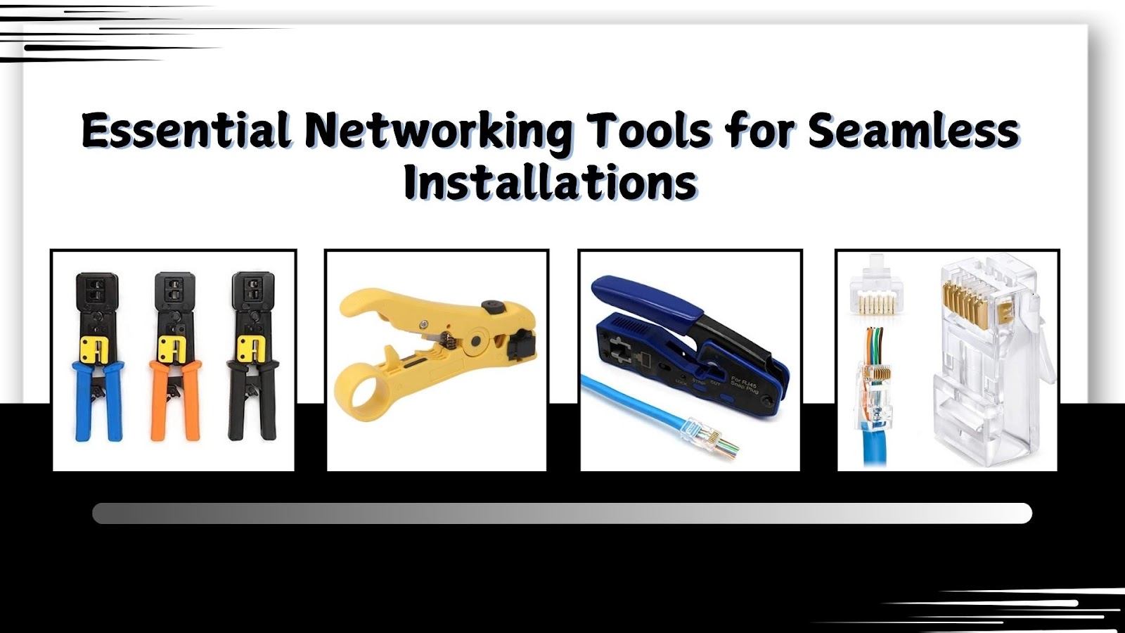 essential networking tools for cctv and broadband
