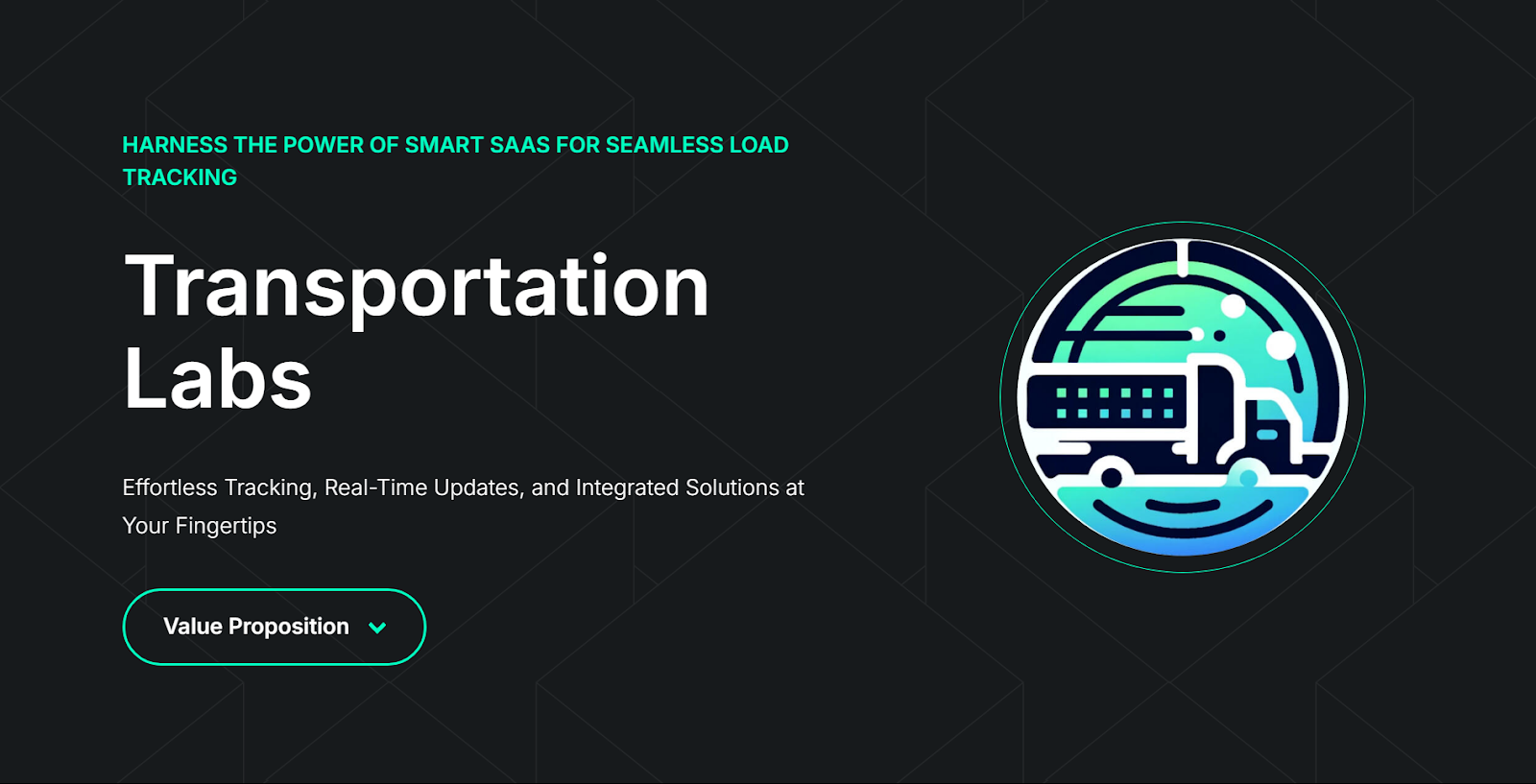 Transportation Labs Carrd Website Example