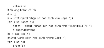 BÀI 32: ÔN TẬP LẬP TRÌNH PYTHON