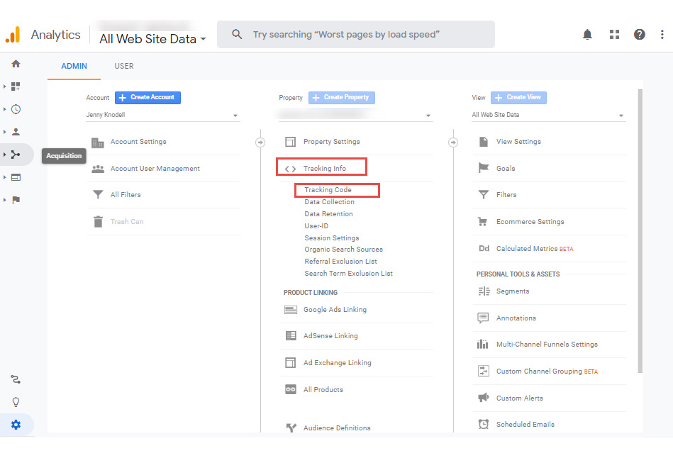 Google Analytics setup