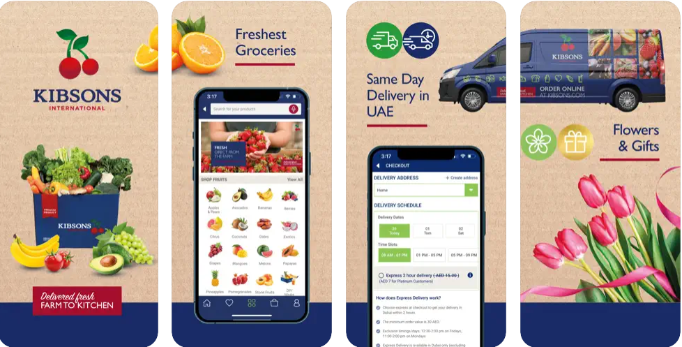 Kibson - Dubai Grocery App