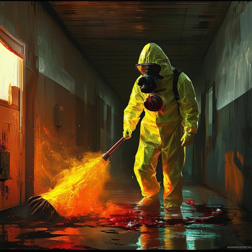 Biohazard cleanup image