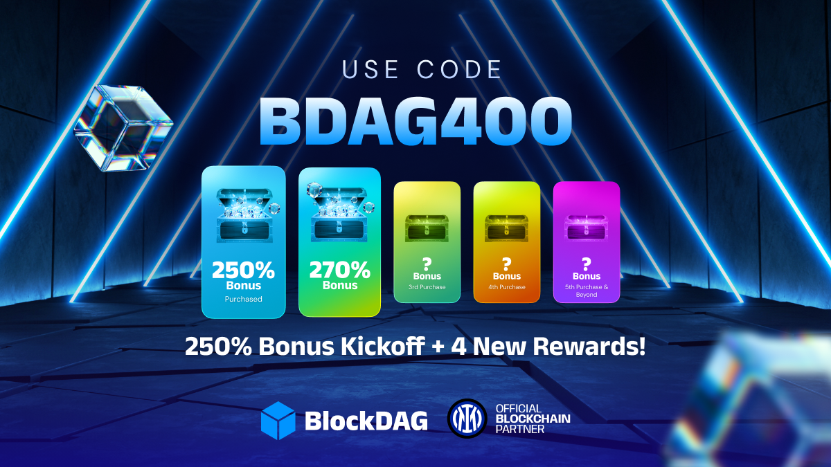 BlockDAG Surprises Buyers with BDAG400 Bonus! Cardano (ADA) Price & Tron Price Projections Show Optimism