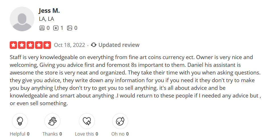 review 1 of Acadiana Gold Exchange